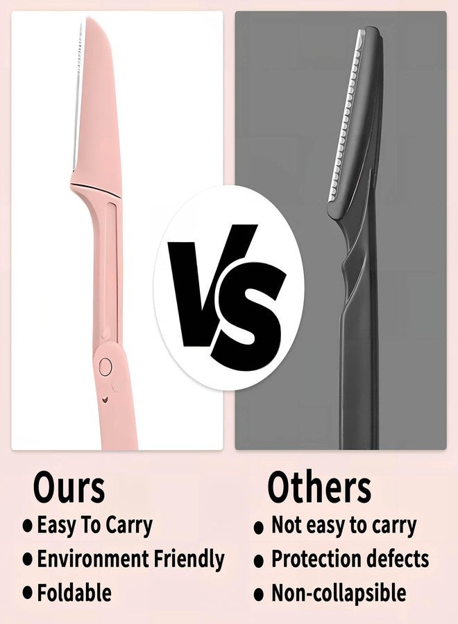 Qivorimith Dermaplaning Razors Tool for Women Face,3 PCS Eyebrow Razor,Facial Hair Removal for Women Sensitive Skin - Image 3